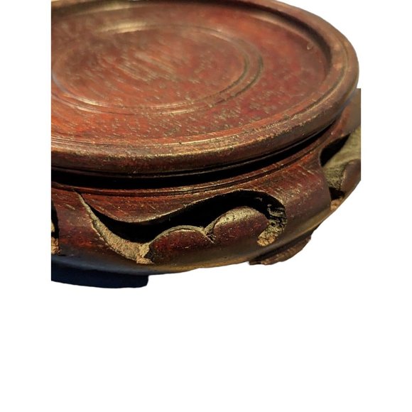 VTG Hong Kong Chinese Rosewood Display Stand Hand Crafted with Beautiful Details - Picture 3 of 4